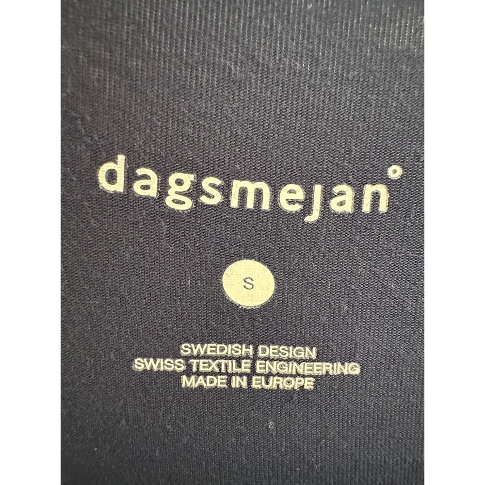 Dagsmejan Blue Balance Sleep Robe Navy Blue Modal Long Sleeve Belted Pockets Sm - Picture 3 of 10